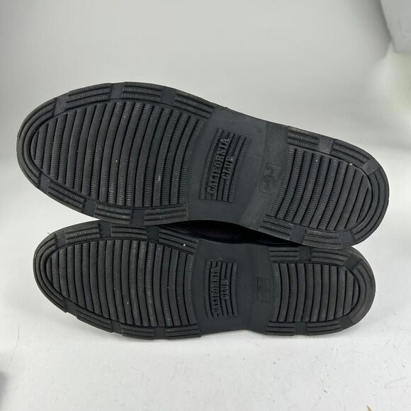 KRISBUT Men's Brown Leather Boots Size 42 US 9 Zippered Ankle Fashion Boot - Picture 7 of 12